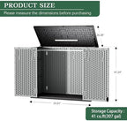 Outdoor Storage Shed Resin Waterproof Storage Cabinet - Image 2