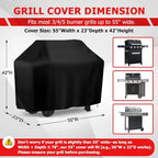 iCOVER Grill Cover, 55 inch BBQ Grill Cover - Image 2