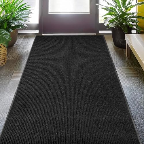LuxUrux 4x6 Ft Premium Rubber Door Mat – Elegant Heavy Duty Waterproof Entrance by LuxUrux