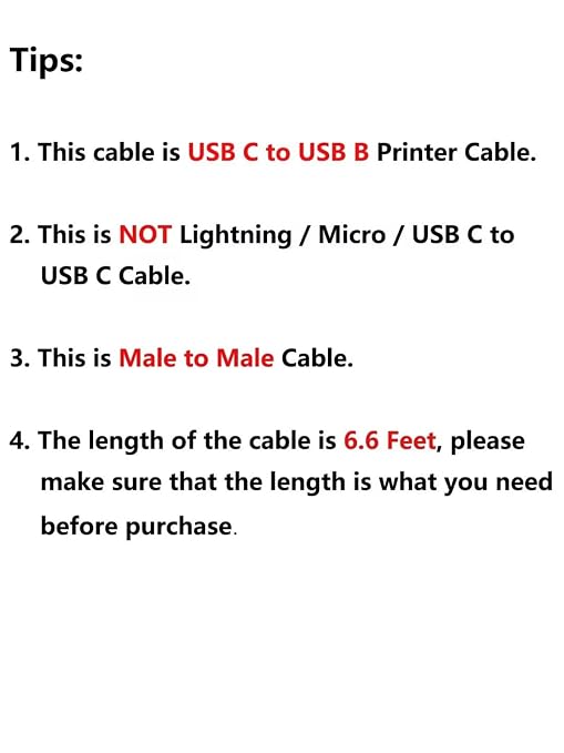 CableCreation USB C to USB B Printer Cable - Image 8
