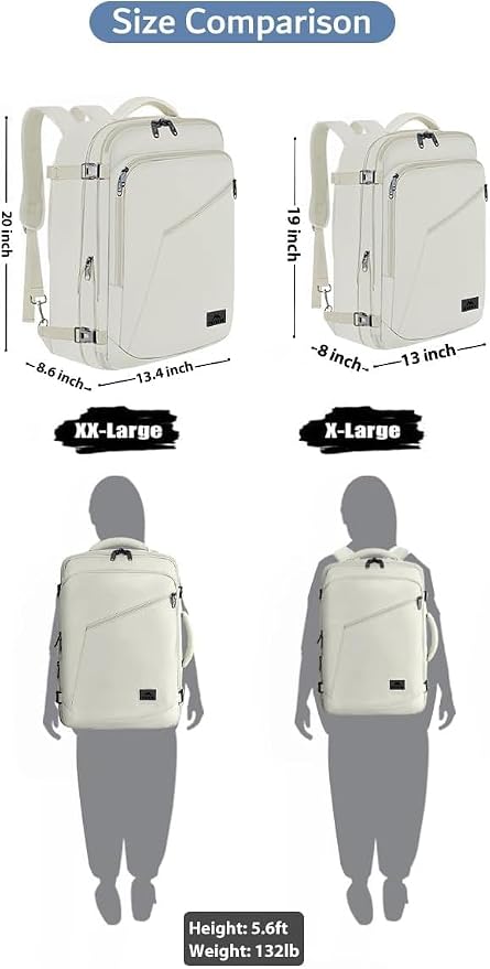 MATEIN Large Travel Backpack Women, Lightweight Carry on Backpack & Hidden - Image 7