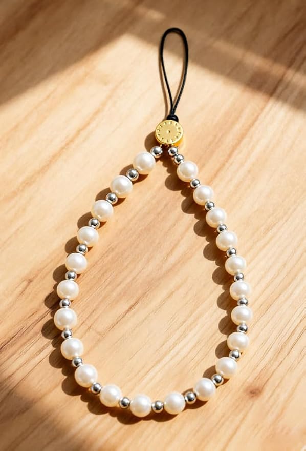 2 Pcs Phone Charm Beaded Strap Cute Cell Phone Wrist Straps String Accessories - Image 7
