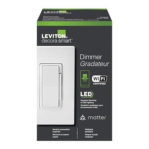 Leviton Decora Smart Dimmer Switch, Works - Image 2