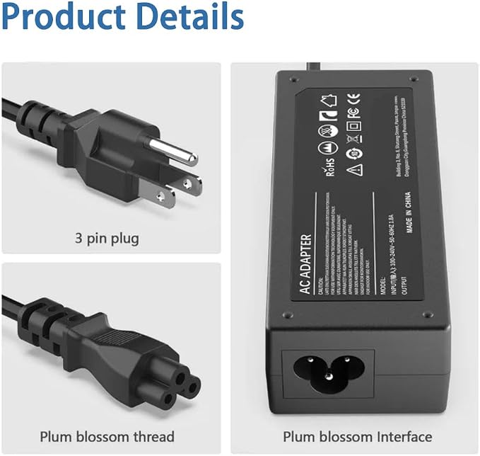 4-Pin AC/DC Adapter for D-Link DNS-321 DNS-326 DNS-323 DNS-726-4 DNS-722-4 - Image 3