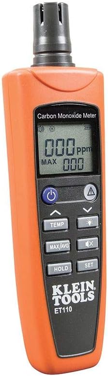 Klein Tools ET110 CO Meter, Carbon Monoxide Tester and Detector - Image 2