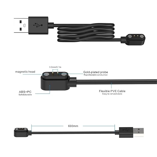 Smartwatch Charger, Magnetic Charging Cable - Image 8