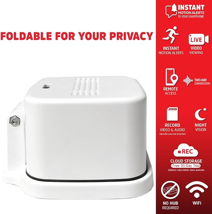 Energizer Smart 2K QHD Security Camera, Wired Indoor 2.4Ghz Wi-Fi Camera - Image 3