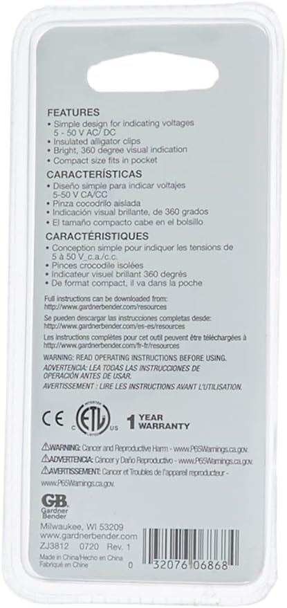 Gardner Bender GET-3202 Low Voltage Tester - Image 3