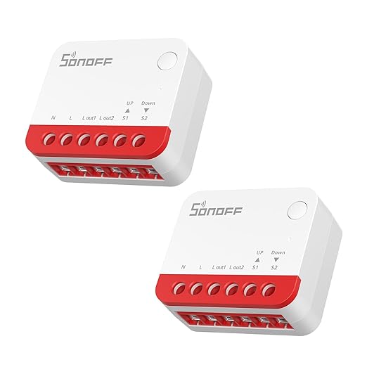 SONOFF Zigbee Smart Roller Shutter Switch, MINI-ZBRBS, Mini Size, Percentage by SONOFF