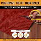 Ottomanson 2x32 Hallway Runner Rug – Non-Slip Indoor Outdoor Door Mat - Image 4