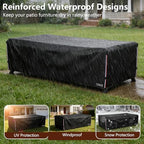 Patio Furniture Covers Waterproof, 600D Heavy Duty Patio Cover - Image 4
