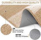Kitinjoy Indoor Outdoor Door Mat, 59x20 Non-Slip Dirt Trapper Doormats - Image 3