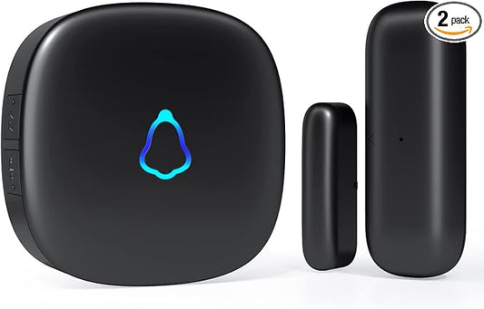 Door Chime, METAK Wireless Door Open Contact Sensor Alarm by METAK