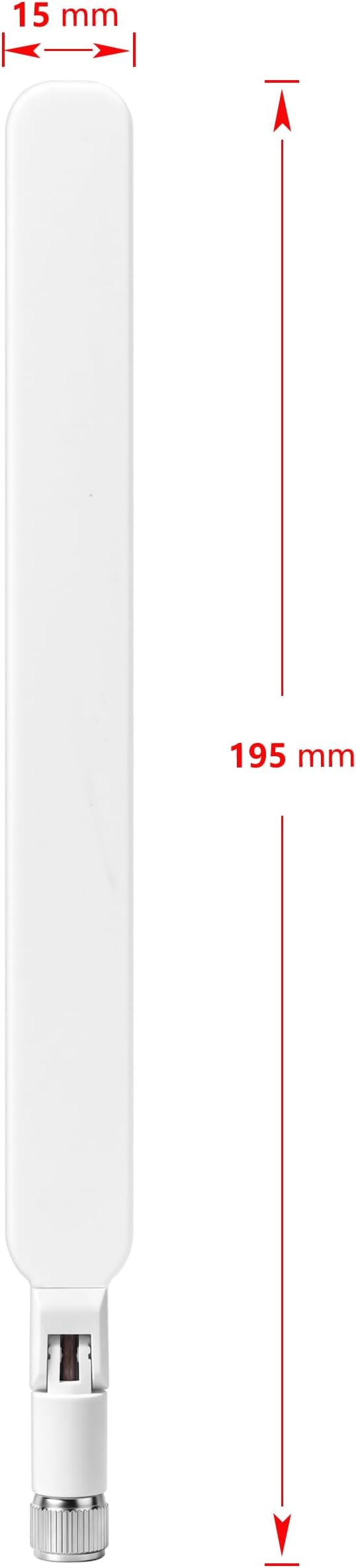 Dual Band 2.4GHz/5GHz 5.8GHz White WiFi Antenna - Image 4