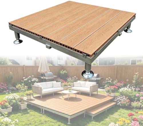 Adjustable Raised Deck Platform Modular Outdoor Decking by DUYULIANG