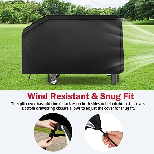 iCOVER 28 inch Griddle Cover for Blackstone, Waterproof Lightweight Polyester - Image 2