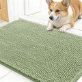 OLANLY Dog Door Mat for Muddy Paws 24x16, Super Absorbent Chenille Mud Mat by OLANLY