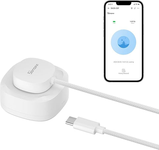 SONOFF SNZB-05P Zigbee Water Leak Sensor by SONOFF