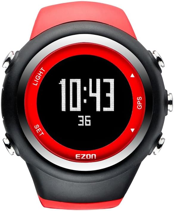 EZON GPS Running Watch with Distance Pace Alarm and Calorie Counter and by EZON