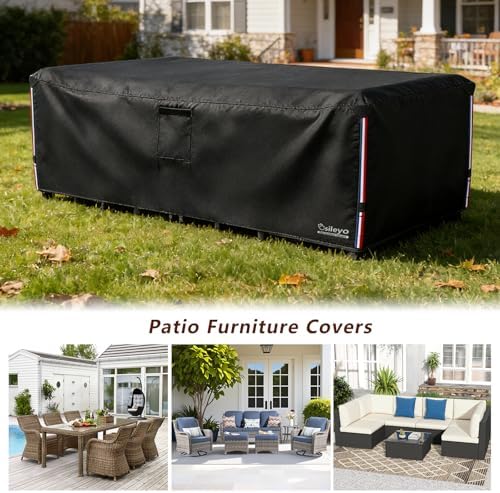 Patio Furniture Covers Waterproof, 600D Heavy Duty Patio Cover - Image 3