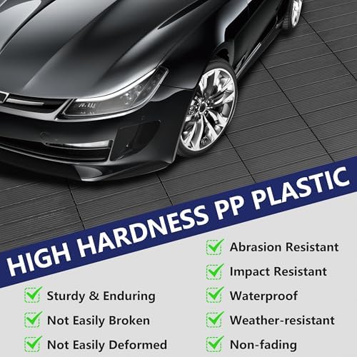 72 PCS Plastic Interlocking Deck Tiles - Image 4