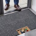 GORILLA GRIP Traffic Guard Indoor Outdoor Heavy Duty Door Mat, 47x35 Gray by GorillaGrip