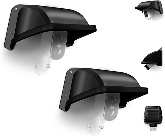 Plastic Universal Security Camera Sun Rain Cover Shield, Weatherproof by KURIAUDDO