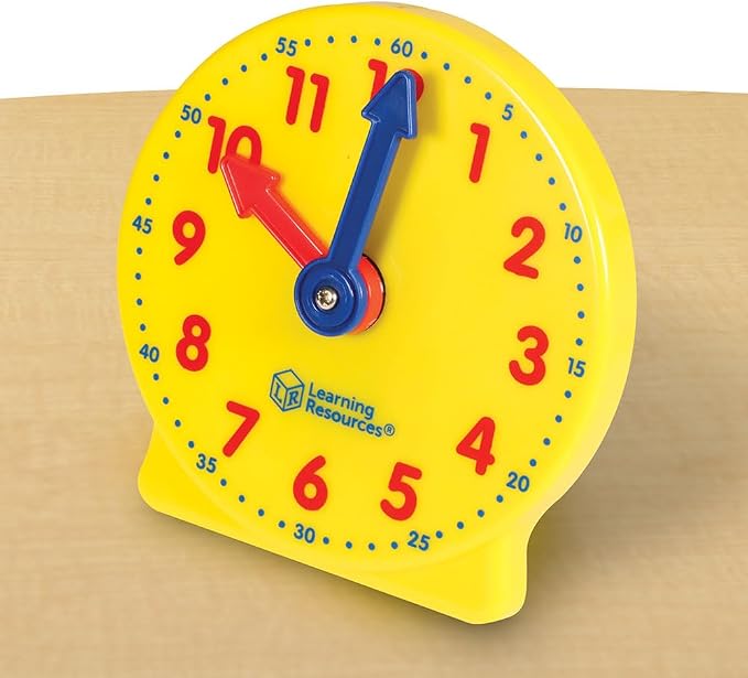 Learning Resources Big Time Mini Clock, Teaching Clock, Classroom Accessories - Image 4
