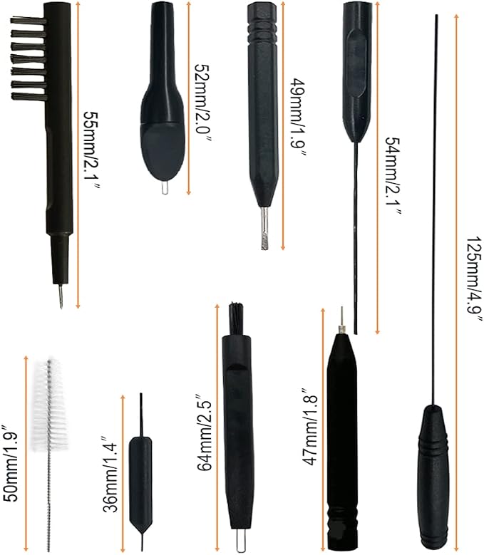 12 Pieces Hearing Aid Cleaning Brush Kits Tools - Image 2