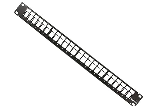 Leviton 49255-H24 QuickPort Patch Panel, Cable Management Bar Included by Leviton