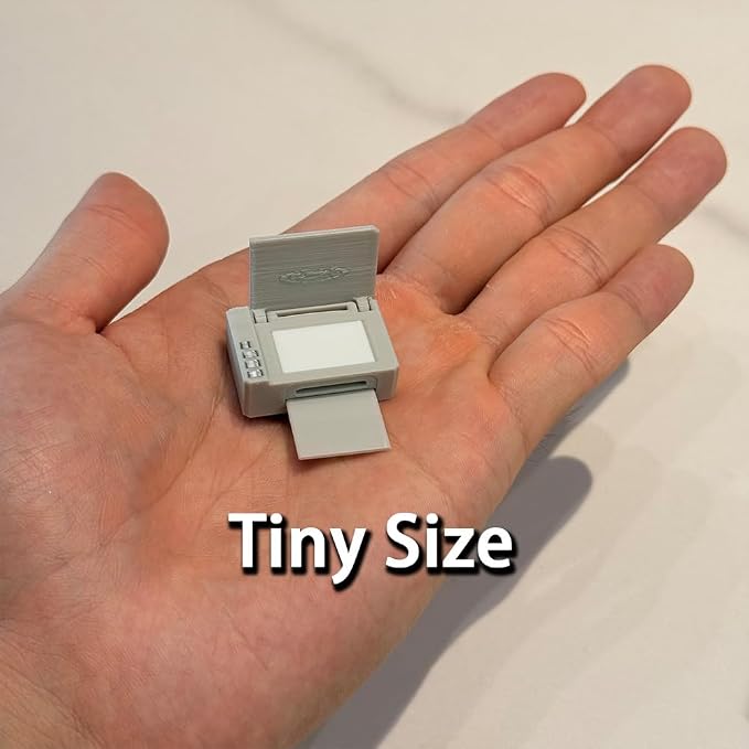 1:12 Mini Dollhouse Accessories Office Supplies Set, Including 2 Print Models - Image 3