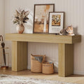 Bestier 63” Console Table, Wood Entryway Table by Bestier