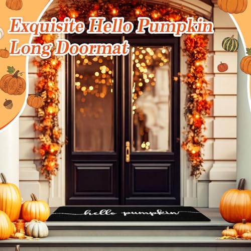 Hello Pumpkin 48''x16'' Long Doormat - Image 3
