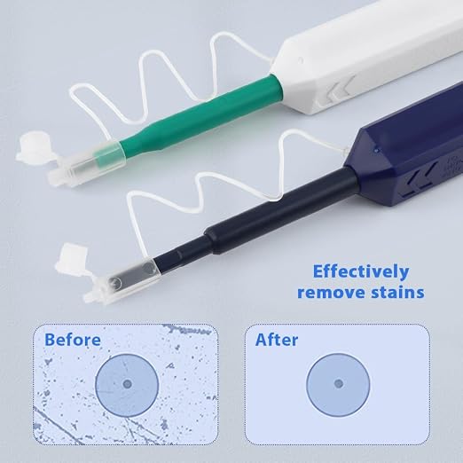 2pcs Fiber Optic Cleaner, Fiber Optic Connectors Cleaning Pen Over 800 Times - Image 4