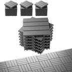 EchoDeck Interlocking Deck Tiles, 9 Pack Patio Tiles Outdoor Interlocking All by Unknown