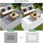 GENIMO Outdoor Rug, Waterproof Plastic Rugs - Image 4