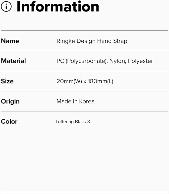 Ringke Hand Strap Designed for Camera Strap and Phone Strap, Adjustable Sturdy - Image 9