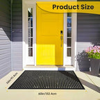 Rubber Door Mat with Holes - Image 2