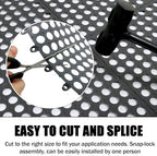 30Pcs Interlocking Drainage Floor Tiles, Modular Interlocking Floor Mats - Image 7