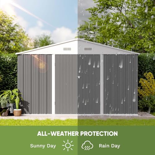 Patiowell Outdoor Storage Shed, 10 x 8 FT - Image 5