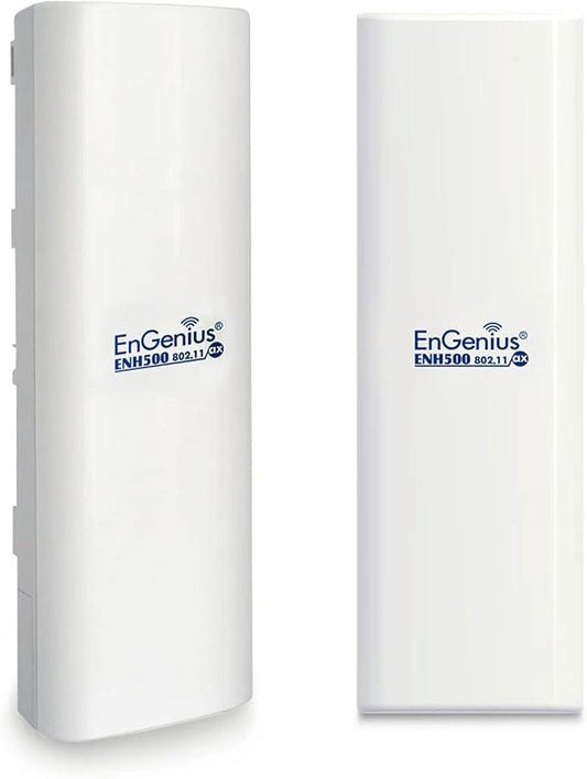 EnGenius ENH500-AX KIT 5GHz Wi-Fi 6 2x2 Outdoor Wireless Bridge, 200 Mbps by EnGenius