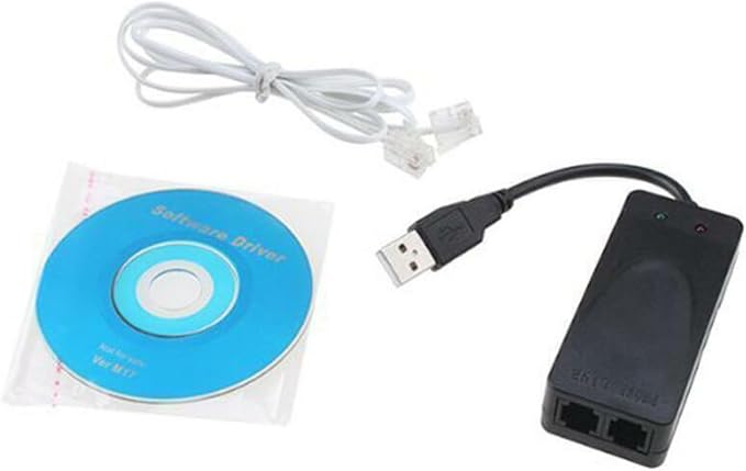 MOUDOAUER 56K External USB Data Fax Dial External Modem Driver - Image 6