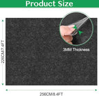 ToLanbbt Outdoor Storage Shed Floor Mat, 8.4 x 7.4 FT Waterproof Carport Mat - Image 2