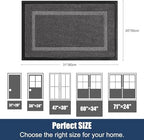 Front Door Mat Outside Entrance Indoor Doormat, Outdoor Door Mats - Image 2