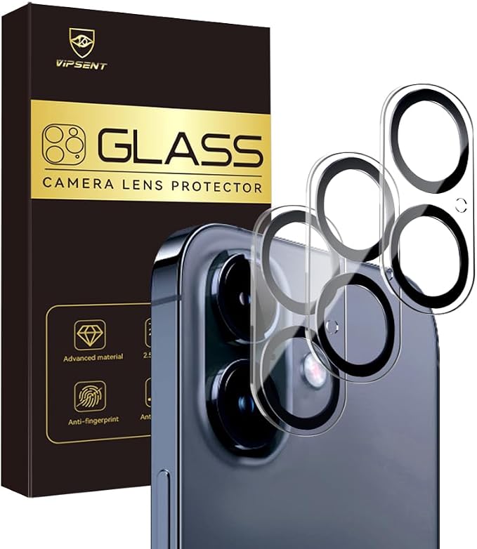 Camera Lens Protector for iPhone 16 6.1" / iPhone 16 plus 6.7"/ iPhone17 6.3" by Vipsent