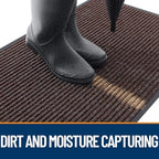 OLANLY 2-Pack Front Door Mats 47x32, Waterproof Heavy-Duty Doormats - Image 5