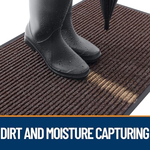 OLANLY 2-Pack Front Door Mats 47x32, Waterproof Heavy-Duty Doormats - Image 5
