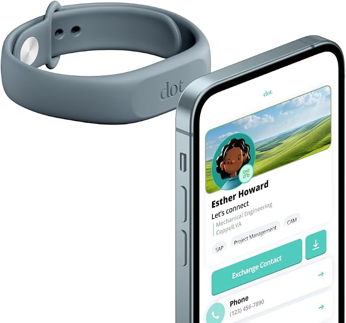 dot. Band - Digital Business Card Wristband - Tap Compatible by dotcards