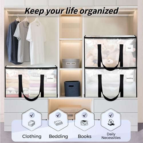ukeetap 16 Pack Extra Large Clothes Storage Bins - Image 7