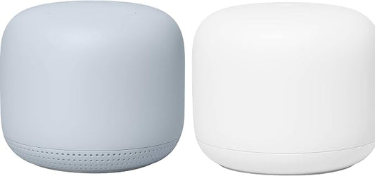 Google Nest WiFi Router Snow by Amazon+Renewed